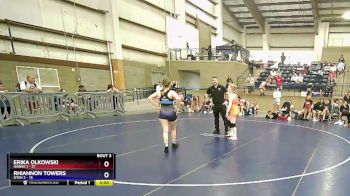 110 lbs Round 3 (3 Team) - Erika Olkowski, Hawaii 1 vs Rhiannon Towers, Utah 2