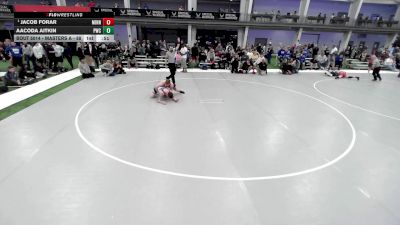 Masters A - 88 lbs Champ. Round 2 - Jacob Forar, Minnesota vs Aacoda Aitkin, Pinnacle Wrestling Club