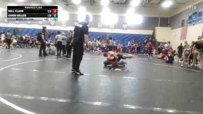 144 lbs Round 3 - Owen Miller, Legacy Elite Wrestling vs Will Clark, C2X