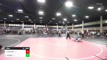 106 lbs Consi Of 4 - James Marshall, Lewis Academy vs Jessiah Briggs, Inland Elite