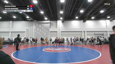 138 lbs Cons. Quarters - Efrain Rivera, JET vs Taylor Martinez, Jax Wrestling Club