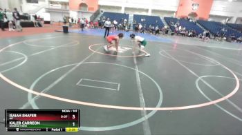 141 lbs Cons. Round 4 - Isaiah Shafer, RIT vs Kaleb Carreon, Oswego State
