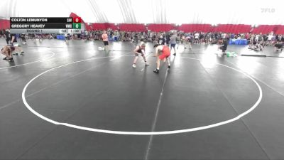 181-182 lbs Round 1 - Gregory Heavey, Wheaton Warrenville South vs Colton LeMunyon, Savannah-Maysville