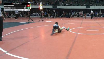 3-5 68 Cons. Round 3 - Julian Miller, Slaughterhouse vs Brantley Cook, VA Team Predator Wrestling