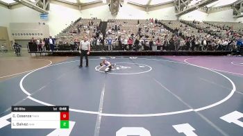 48-B lbs Consolation - Charlie Cosenza, The Hunt Wrestling Club vs Logan Galvez, Half Hollow Hills West