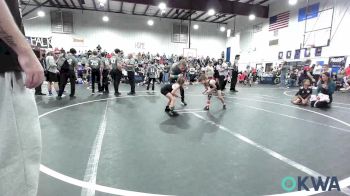 49 lbs Quarterfinal - Deacon Stockbridge, Lexington Wrestling Club vs Madelynn Lote, Standfast