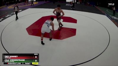 Cons. Semi - Trey Downey, Arapahoe vs Cole Vorderstrasse, Thayer Central