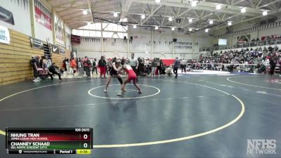 105 (107) Cons. Semi - Nhung Tran, James Logan High School vs Channey Schaad, Del Norte (Cresent City)