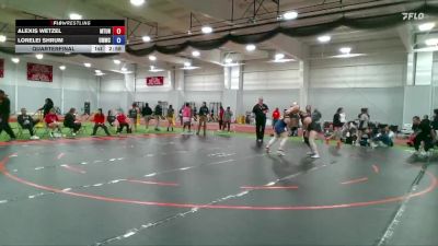 180 lbs Quarterfinal - Lorelei Shrum, University Of Michigan WC vs Alexis Wetzel, Mount Union
