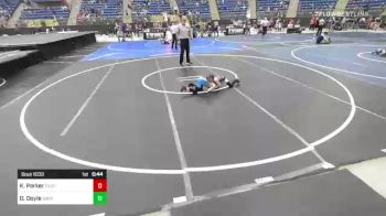 54 lbs Quarterfinal - Kamdynn Parker, East Kansas Eagles vs DeShawn Doyle, NM Bad Boyz