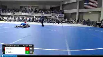 130 lbs Quarterfinals (8 Team) - Jaylen Lewis, PEM (Plainview/Elgin/Millville) vs Caleb Wolf, Adrian