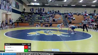 120 lbs 2nd Wrestleback (8 Team) - Townsend Turner, Landmark Christian School vs Byrson Mcjunkin, Model