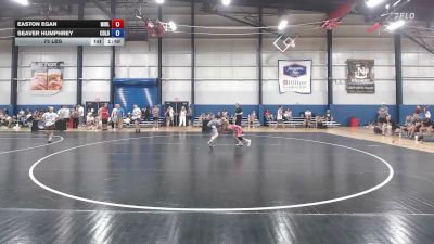 75 lbs Easton Egan, Michigan Blue vs Seaver Humphrey, Colorado