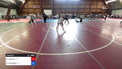 138A lbs Rr Rnd 3 - Amir Avazov, Vhw/kwrestling vs Robert Dizengof, Savage Wrestling Academy