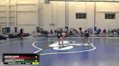 184 lbs 3rd Place Match - Vincenzo Corvetto, Roanoke College vs Hunter Moore, Roanoke College