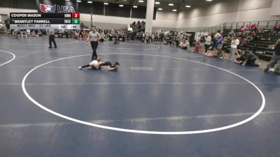 53 lbs Cons. Quarters - Cooper Mason, Iowa vs Brantley Farrell, Team Nazar Training Center