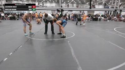 126 lbs Round 4 (6 Team) - Deklan Barr, Team Shutt B Team vs Jackson Max, Grit Mat Club Blue