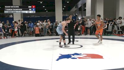 71 kg Cons. Sub-rd Of 32 - Isaiah McDaniel, South Side Wrestling Club vs Kamon Thompson, Sanderson Wrestling Academy