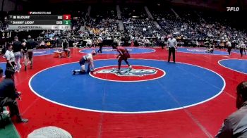 2A-144 lbs Quarterfinal - Danny Liddy, Coahulla Creek vs JB Blount, Holy Innocents Episcopal