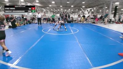 76 lbs Round 2 (6 Team) - Timothy Johannemann, CTWHALE ORCA vs Lyric Vieira, Ohio Gold