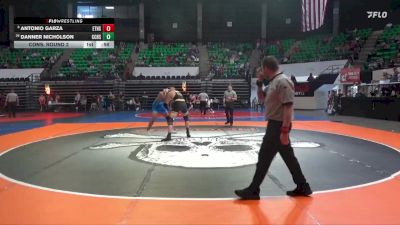 1A-4A 175 Cons. Round 2 - Danner Nicholson, Cherokee County vs Antonio Garza, Etowah High School