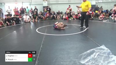 80 lbs Pools - Jaxon Hughes, Backyard Brawlers vs Dominic Pizzuli, Ares W.C. (MI)