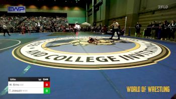 52 lbs Consi Of 4 - Wyatt Sims, GGB Ohio vs Tyson Joaquin, NexGen Regional Training Center