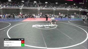 190 lbs Rr Rnd 1 - Nicholas Martinez, Natrona Colts vs Noah Ingle, Cowboy Kids