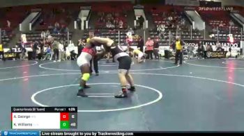 220 lbs Quarterfinals (8 Team) - Kaijehl Williams, Flint Tropics vs Austin George, Impact Wrestling Black