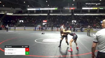 120 lbs Consolation - Dilyn Jimenez, Union vs Miah Zuniga, Toppenish