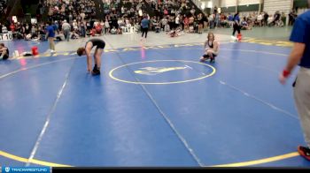 131-142 lbs Quarterfinal - Anthony Pierce, Paxton Youth Wrestling Club vs Grady Rasmussen, Ravenna Bluejays Wrestling