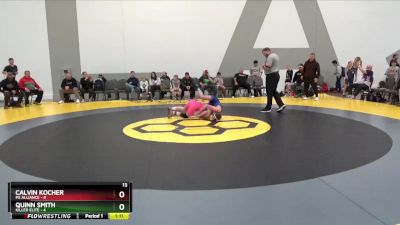 100 lbs Semis & 1st Wrestleback (8 Team) - Quinn Smith, Killer Elite vs Calvin Kocher, PA Alliance