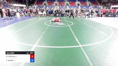 120 lbs Cons 64 #1 - Andrew DiPiazza, WI vs Jacob Woehr, TX