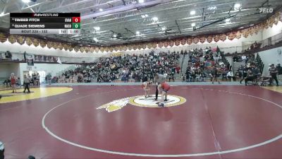 132 lbs Cons. Round 3 - Timber Fitch, Evanston vs Quade Siemens, Natrona County