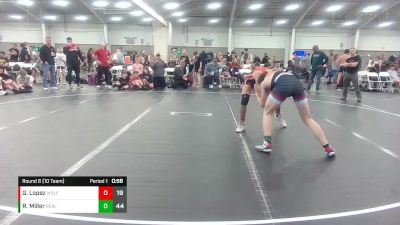 160 lbs Round 6 (10 Team) - Gavin Lopez, Wolfpack WC vs Riley Miller, Rebellion