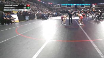 106 lbs Round Of 32 - Kingston Cruzat, Folsom (SJ) vs Daniel Barajas, Downey (SS)