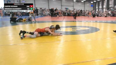92 lbs Round 4 (2:15pm Saturday) - Brendan Daugherty, PA Gold vs Carter Noonan, Backyard Brawlers