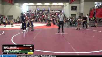 60 lbs Cons. Round 4 - Judah Granson, Gulf Coast Wrestling Club vs Emerson Rodriguez, Buckhorn Youth Wrestling