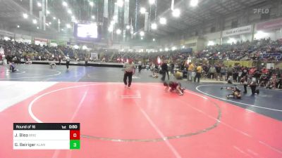 70 lbs Round Of 16 - Julian Blea, Brighton WC vs Grayson Beiriger, Alamosa Wrestling