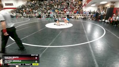 105 lbs Cons. Semi - Kailyah Bento, Cheyenne East vs Peyton Arnhold, Shoshoni