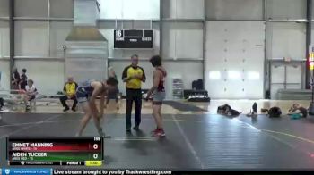 155 lbs Round 2 (4 Team) - Aiden Tucker, ARES Red vs Emmet Manning, ARES White