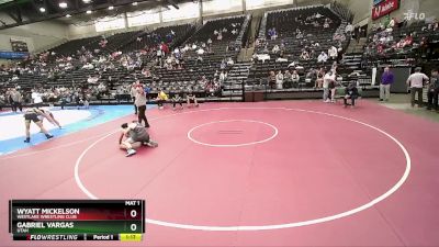 160 lbs Cons. Round 3 - Wyatt Mickelson, Westlake Wrestling Club vs Gabriel Vargas, Utah