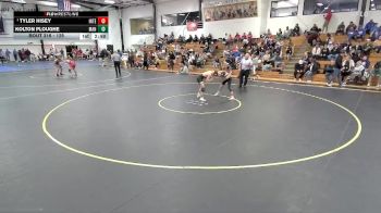 125 lbs Quarterfinal - Tyler Hisey, Indiana Tech vs Kolton Ploughe, Manchester