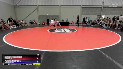 125 lbs Round 1 (8 Team) - Jasmine Serrano, Florida vs Aubrie Pehrson, Nebraska