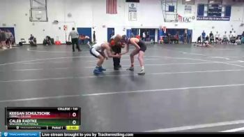 133 lbs 5th Place Match - Keegan Schultschik, Cornell College vs Caleb Radtke, Wisconsin-Platteville