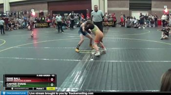 92 lbs Round 2 - Dixie Ball, Dehart Wrestling Academy vs Carter Evans, Team Palmetto