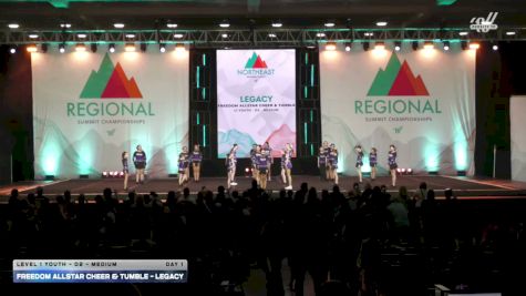 Freedom Allstar Cheer & Tumble - Legacy [2026 L1 Youth - D2 - Medium Day 1] 2026 The Northeast Regional Summit