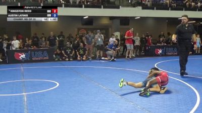 74 lbs Champ. Rd Of 32 - Kingston Reed, Raw Wrestling Club vs Austin Latinis, Gold Rush Wrestling