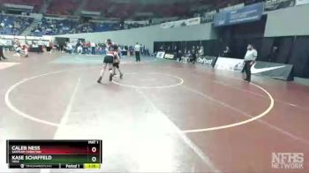 3A-160 lbs 5th Place Match - Caleb Ness, Santiam Christian vs Kase Schaffeld, Vale