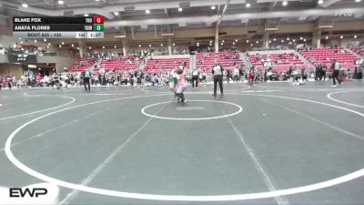 130 lbs Round 3 - Anaya Flores, Derby vs Blake Fox, Thunderbird